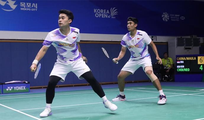 Berhasil ke Semifinal Korea Open 2024, Leo / Bagas Ungkap Bermain Lebih Berani Jadi Kunci Pokok Penting Kalahkan Wakil Tuan Rumah