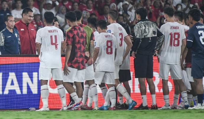 Timnas Indonesia Tahan Australia 0-0 di tempat tempat Kualifikasi Piala Global 2026, Presiden Jokowi: Patut Kita Syukuri