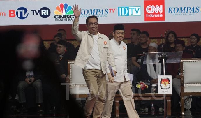 Temui Pendukung, Ridwan Kamil Sebut Dapat Doa Meraih kemenangan Satu Putaran