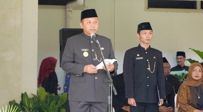 Pemkab Kediri Gelar Upacara HUT Jatim ke-79