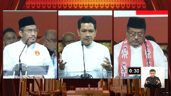 Kata Cawagub Ibukota Indonesia Soal Sistem Zonasi PPDB juga Kemakmuran Guru pada Debat Kedua