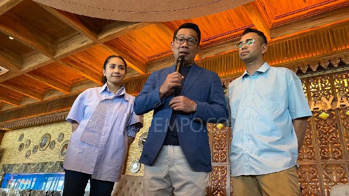 Berjumpa dengan Raffi Ahmad serta juga Nagita Slavina, Ridwan Kamil: Bukan Pertemuan Politik