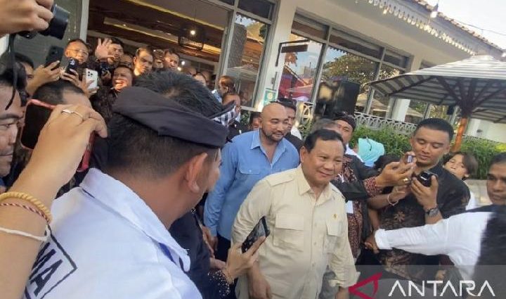 Doa Prabowo agar De Gadjah Bisa Terpilih Menjadi Gubernur Bali